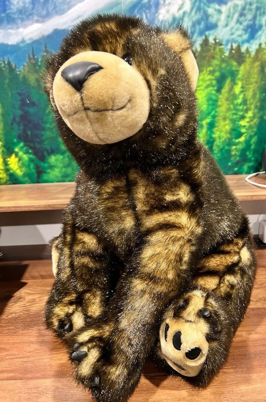 Animal Alley Grizzly Brown Bear Plush Stuffed Animal 16" Toy